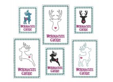 ITH Postkarten - Weihnachts Silhouette